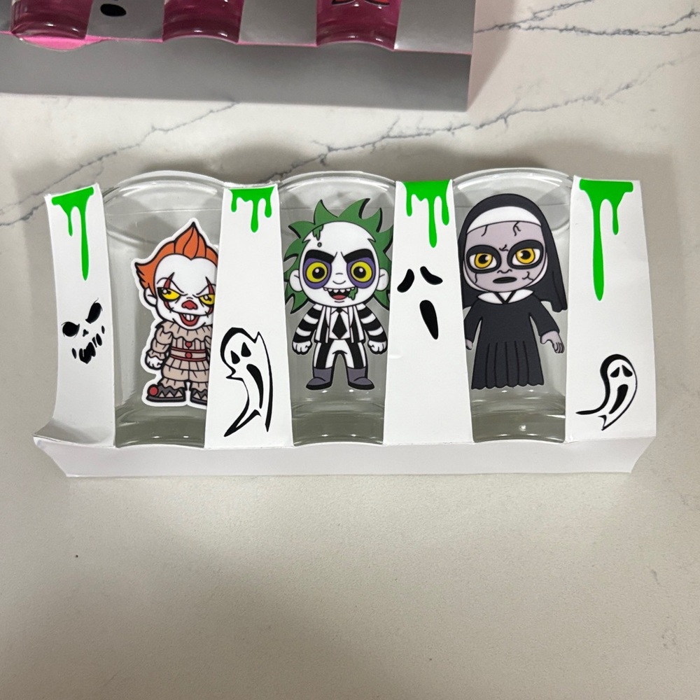 Horror Character Shot Glass Set